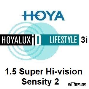 Прогрессивные фотохромные линзы Hoya iD LifeStyle 3i 1.5 Super Hi-vision Sensity 2