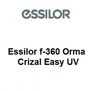 Персонализированные однофокальные линзы Essilor f-360 Orma Crizal Easy UV