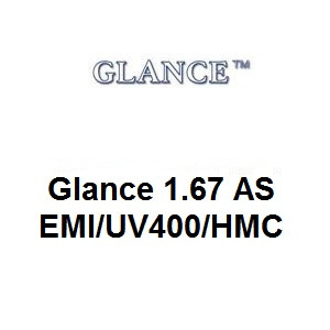Линзы для очков Glance 1.67 AS EMI/UV400/HMC