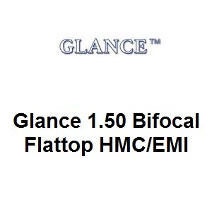 Бифокальные линзы для очков Glance 1.50 Bifocal Flattop HМC/EMI
