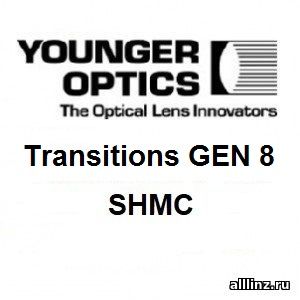 Фотохромные линзы для очков Transitions GEN 8 1.60 SHMC