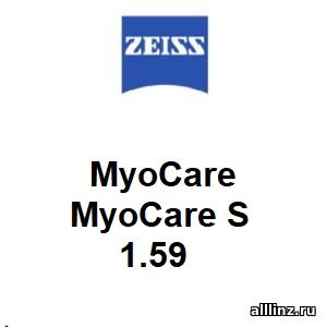 Рецептурные линзы для очков ZEISS MyoCare/MyoCare S 1.59 DV Plus Kids UV